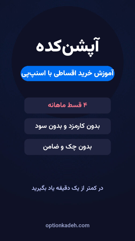 مراحل خرید اقساطی با اسنپ‌پی در آپشن‌کده